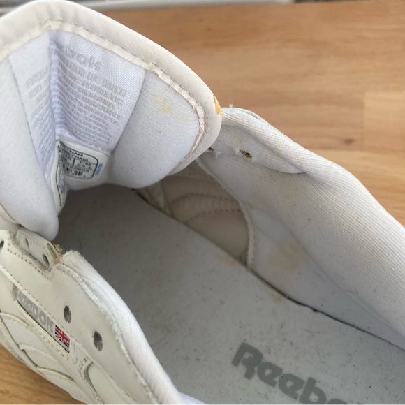 Reebok Classic 906 size 7.5 Leather White *no shoelaces* - Picture 9 of 9